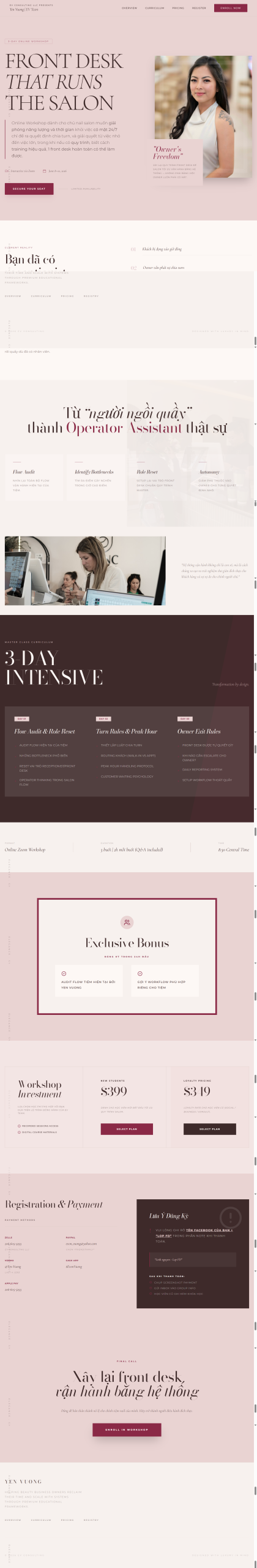 EV Consulting Landing Page