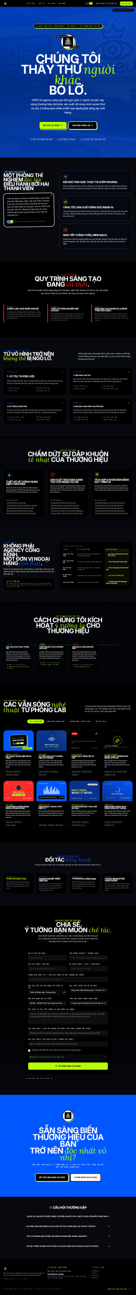 IseeU Agency Landing Page